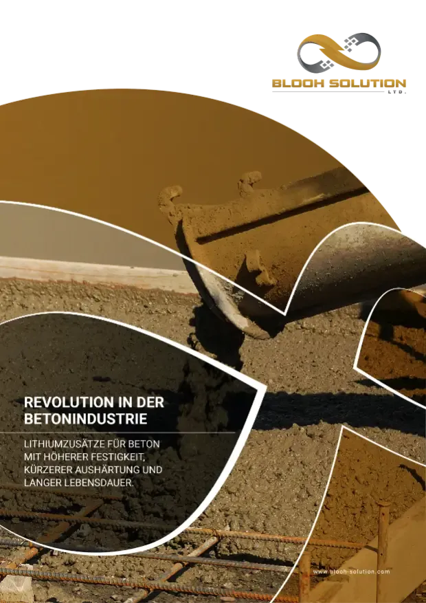 Lithium-Anwendungen in Beton