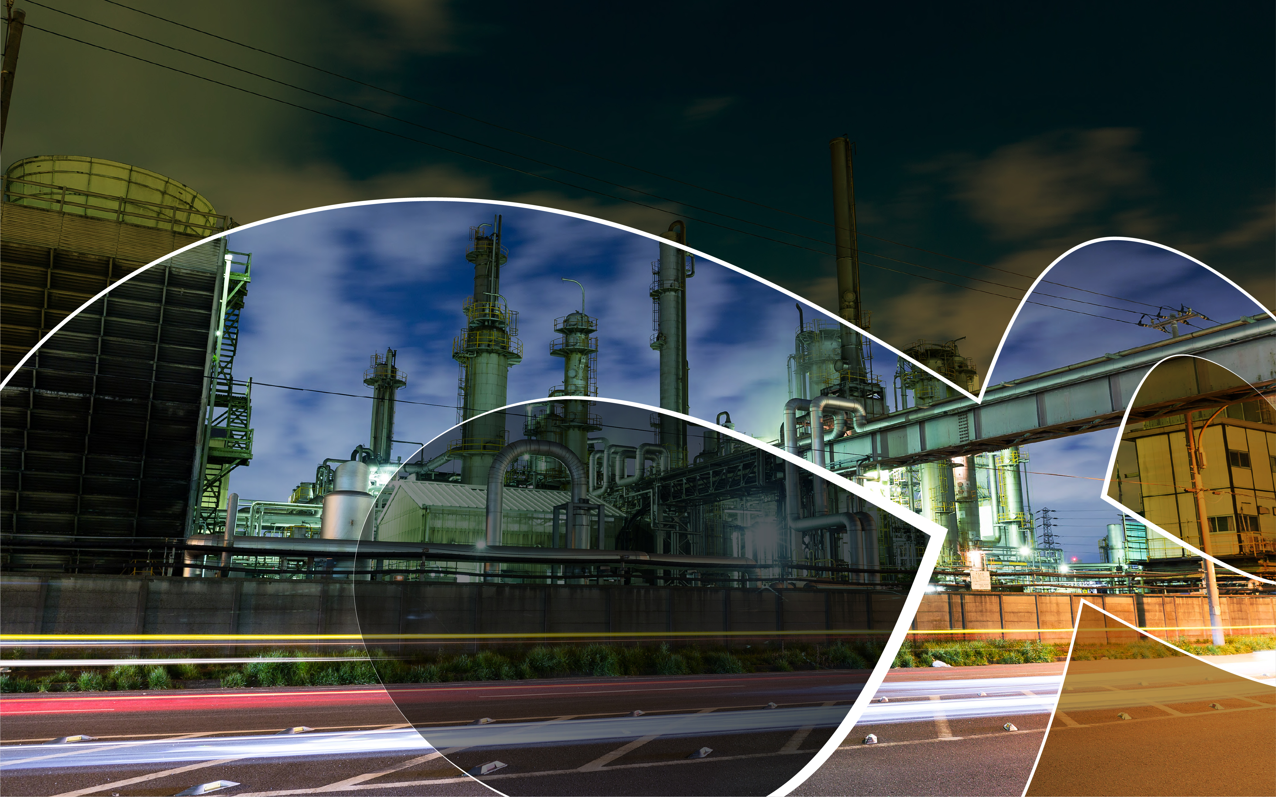 On-site green hydrogen, CCUS, and storage for oil refining and steel production